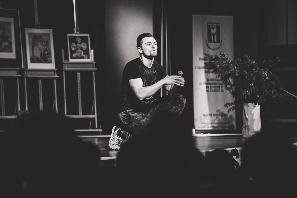 Mateusz Mijal i Liber zagrali w Krośnie. Fot. Łukasz Jaracz