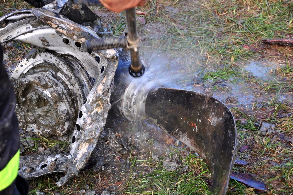 Prace archeologiczne: Messerschmitt Bf 109 E. Fot. KrosnoCity.pl