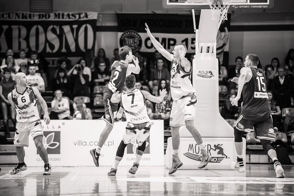 Miasto Szkła Krosno 88:73 Legia Warszawa. Fot. Łukasz Jaracz