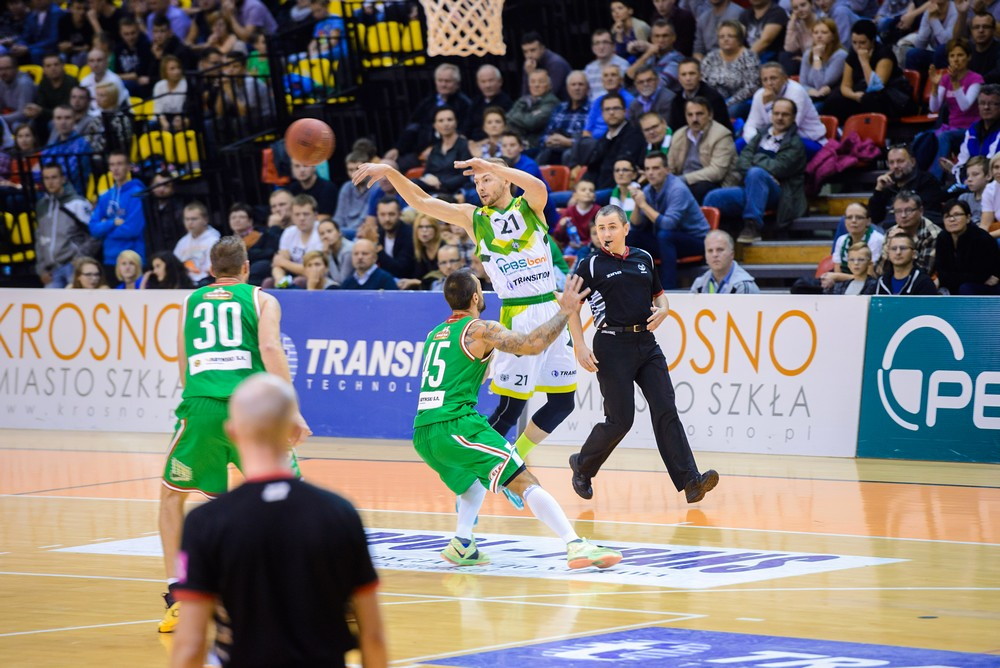 Miasto Szkła Krosno 88:73 Legia Warszawa. Fot. Łukasz Jaracz