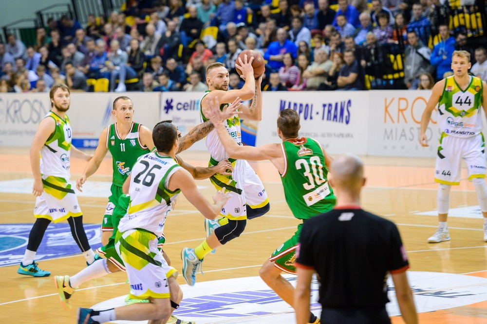 Miasto Szkła Krosno 88:73 Legia Warszawa. Fot. Łukasz Jaracz