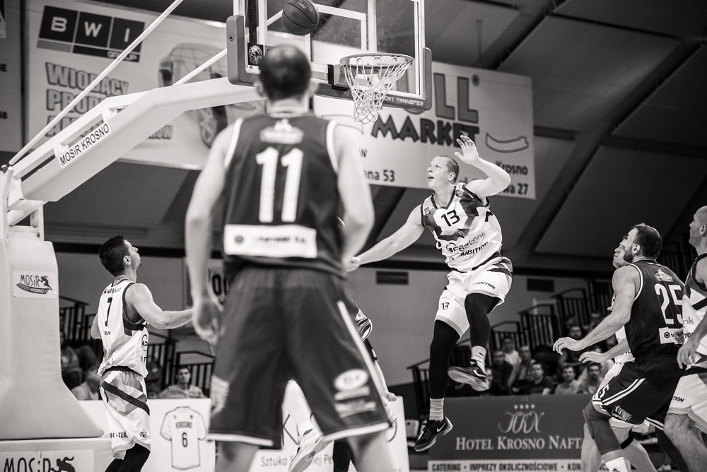 Miasto Szkła Krosno 88:73 Legia Warszawa. Fot. Łukasz Jaracz