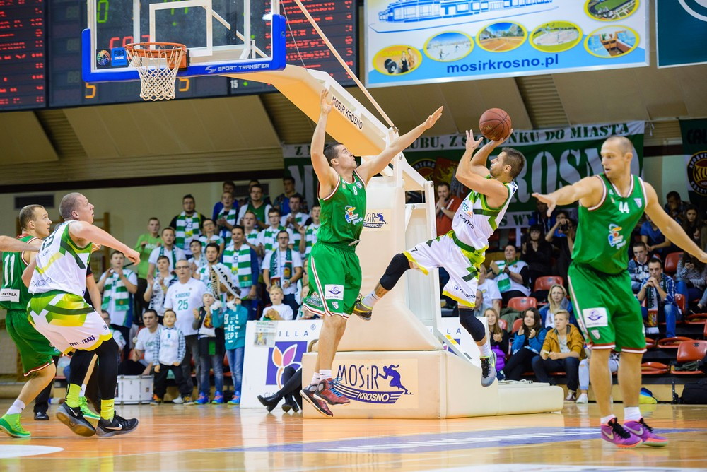 Miasto Szkła Krosno 88:73 Legia Warszawa. Fot. Łukasz Jaracz