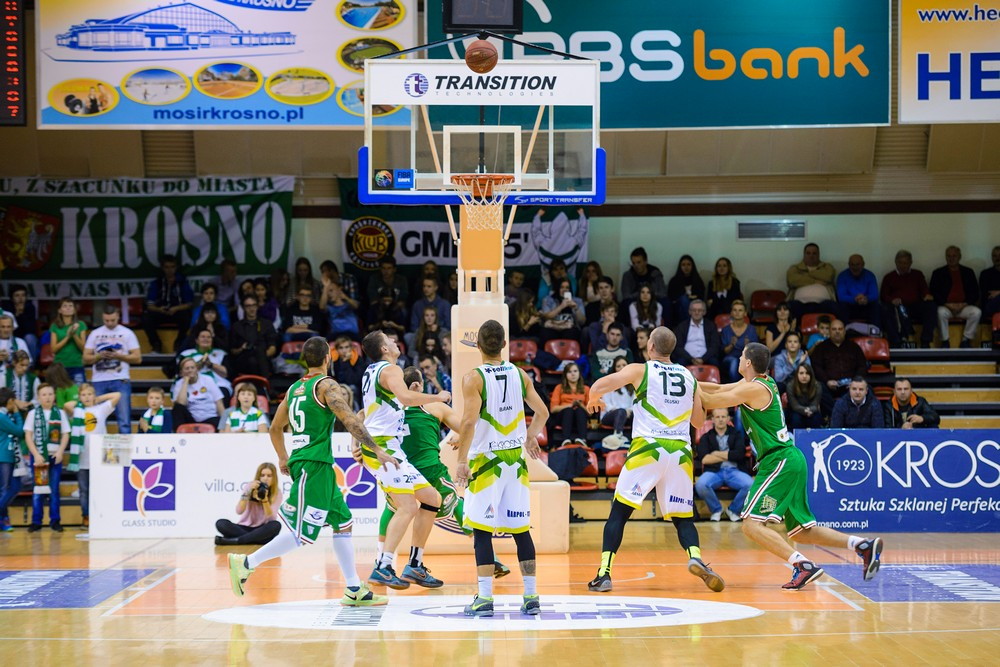 Miasto Szkła Krosno 88:73 Legia Warszawa. Fot. Łukasz Jaracz