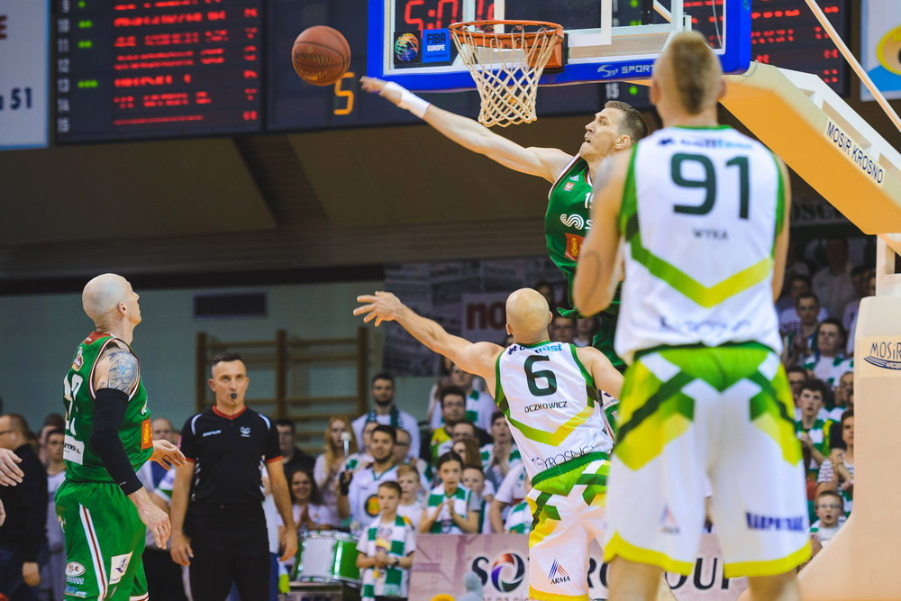 Miasto Szkła Krosno - Legia Warszawa 88:78. Fot. Łukasz Jaracz