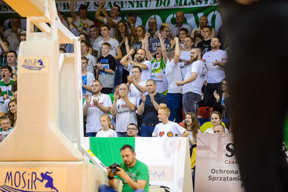 Miasto Szkła Krosno - Legia Warszawa 88:78. Fot. Łukasz Jaracz