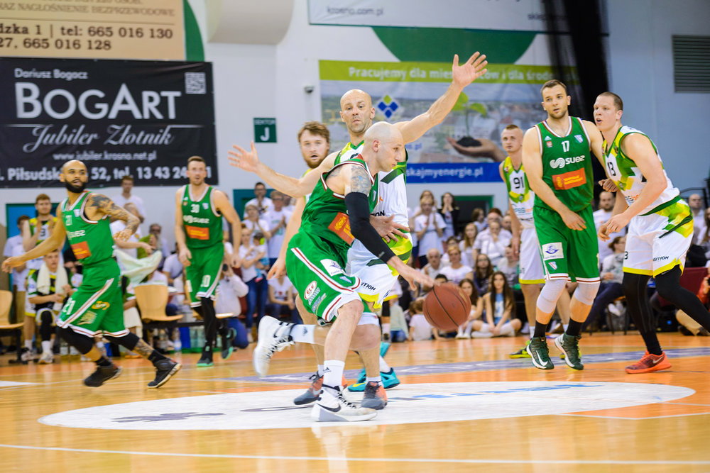 Miasto Szkła Krosno - Legia Warszawa 88:78. Fot. Łukasz Jaracz