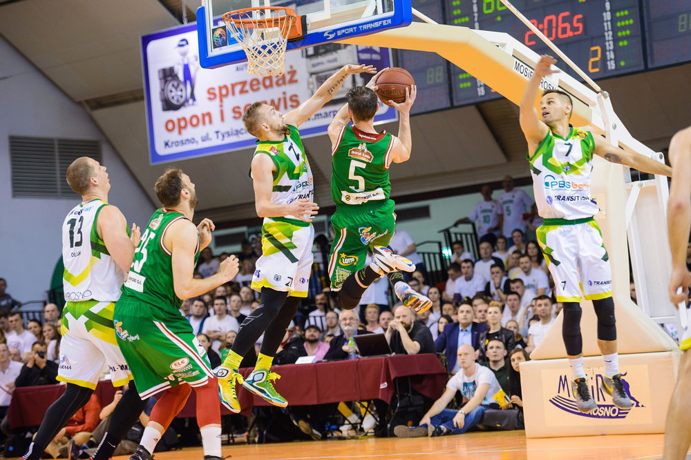 Miasto Szkła Krosno - Legia Warszawa 88:78. Fot. Łukasz Jaracz