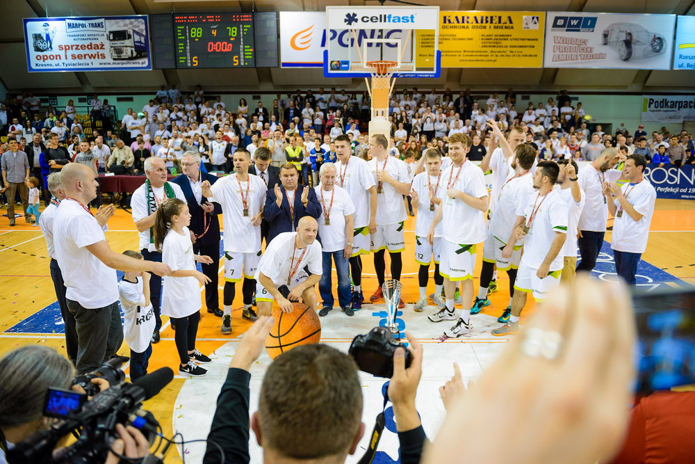 Miasto Szkła Krosno - Legia Warszawa 88:78. Fot. Łukasz Jaracz