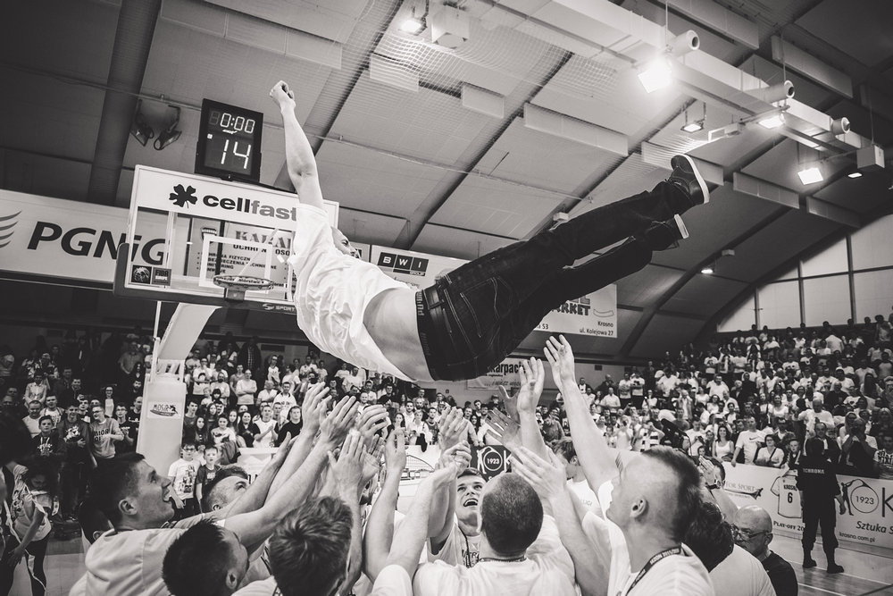 Miasto Szkła Krosno - Legia Warszawa 88:78. Fot. Łukasz Jaracz