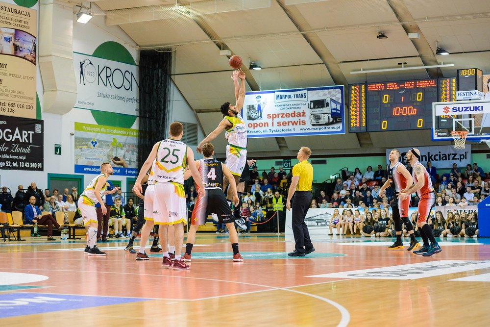 Miasto Szkła Krosno - MKS Dąbrowa Górnicza. Fot. Łukasz Jaracz