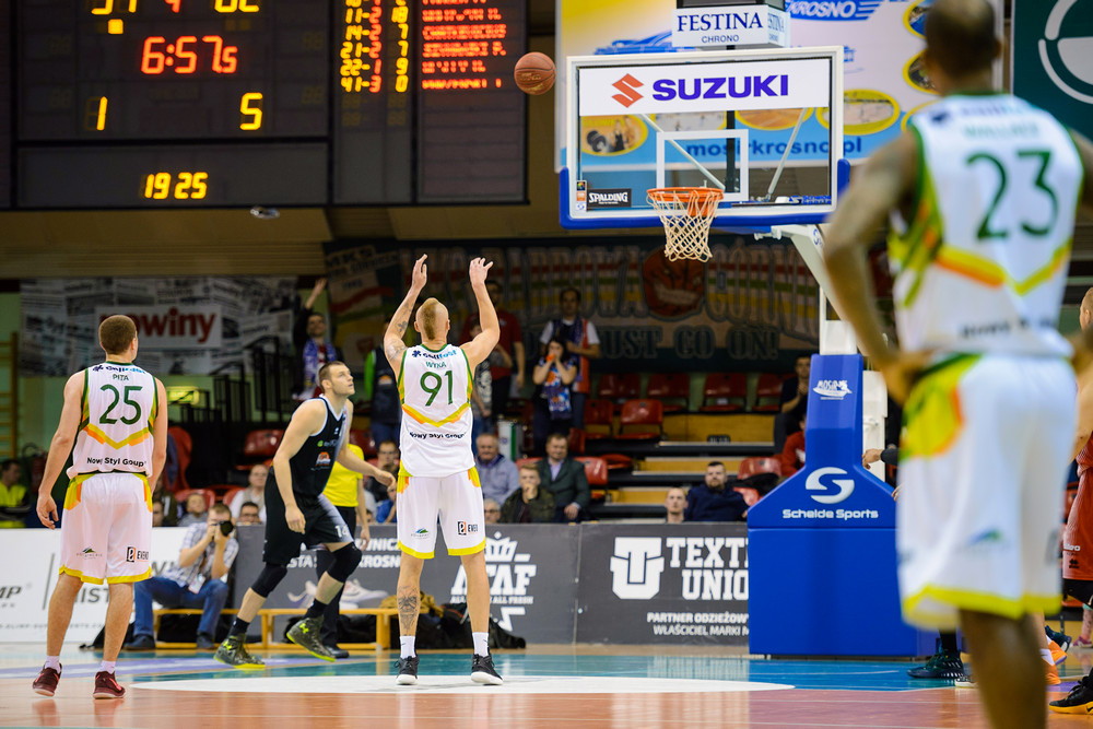 Miasto Szkła Krosno - MKS Dąbrowa Górnicza. Fot. Łukasz Jaracz