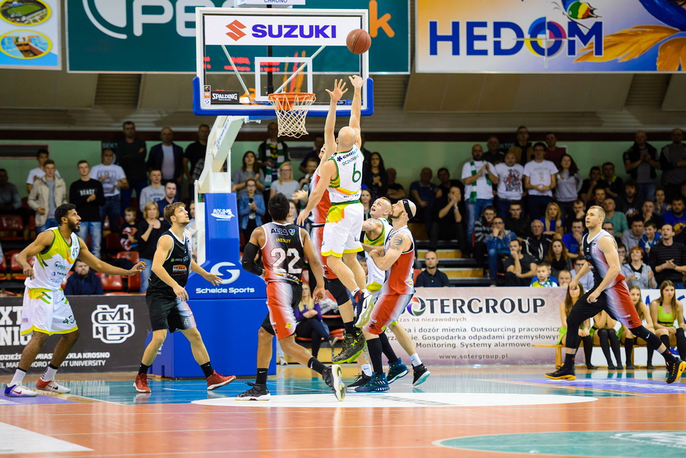 Miasto Szkła Krosno - MKS Dąbrowa Górnicza. Fot. Łukasz Jaracz
