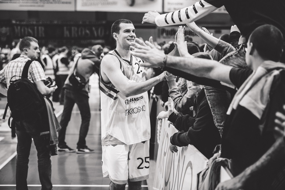 Miasto Szkła Krosno - MKS Dąbrowa Górnicza. Fot. Łukasz Jaracz