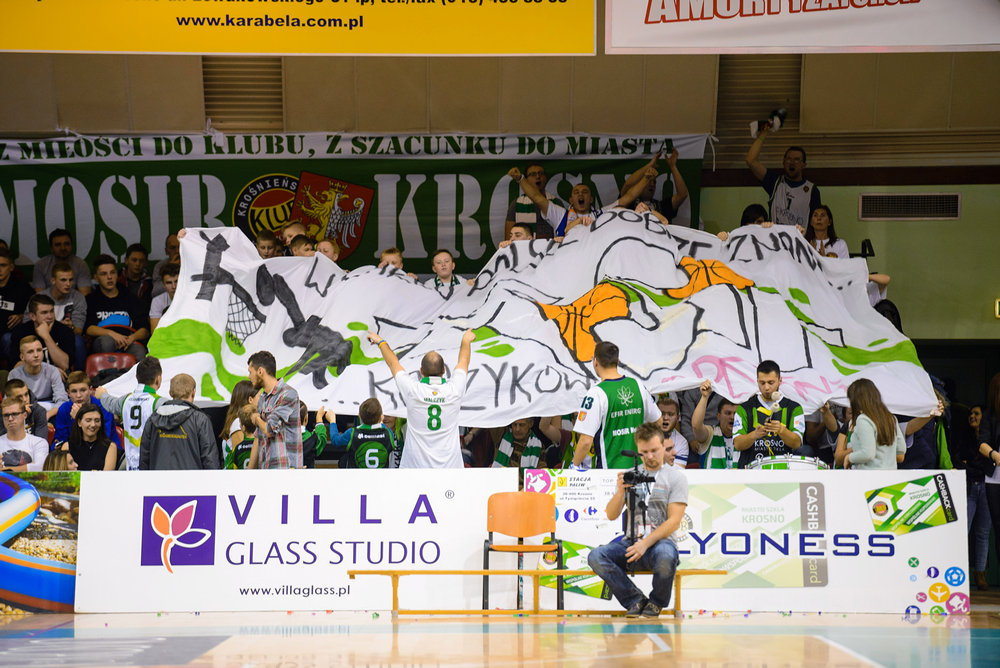 Miasto Szkła Krosno - Stal Ostrów Wielkopolski. Fot. Łukasz Jaracz
