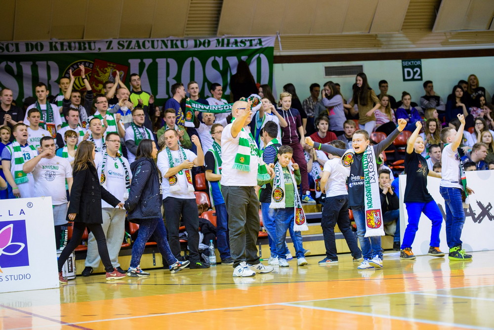 Miasto Szkła Krosno - Stal Ostrów Wielkopolski. Fot. Łukasz Jaracz