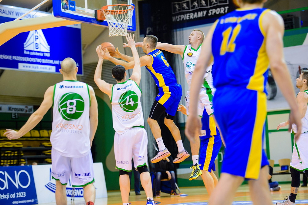 Miasto Szkła Krosno - Stal Ostrów Wielkopolski. Fot. Łukasz Jaracz