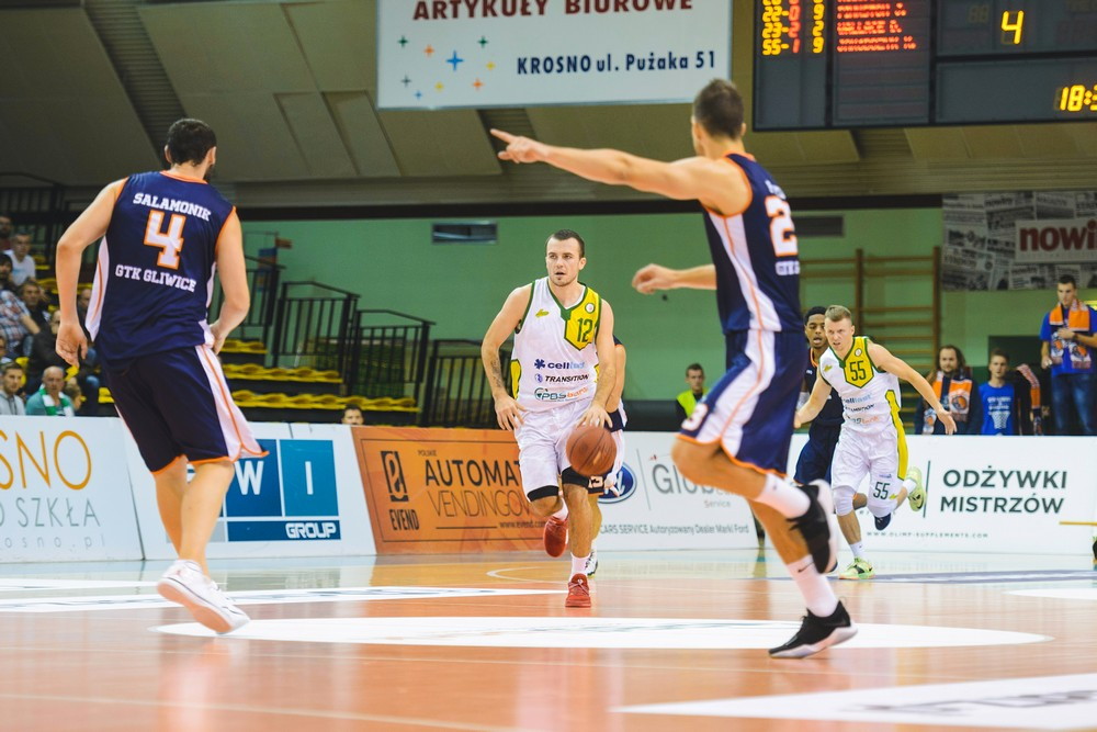 Miasto Szkła Krosno - GKT Gliwice. Fot. Łukasz Jaracz