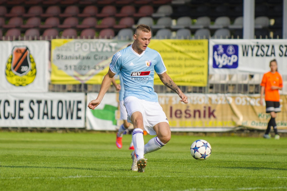 Ostrowiec Świętokrzyski - Karpaty Krosno. Fot. Karol Słomka