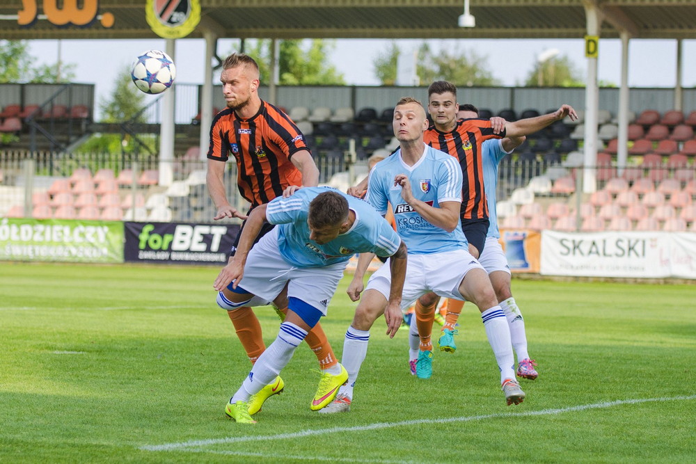 Ostrowiec Świętokrzyski - Karpaty Krosno. Fot. Karol Słomka