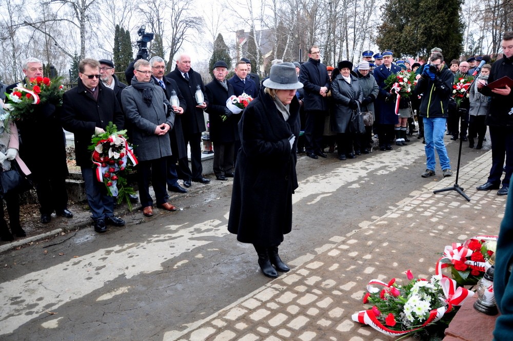 Odsłonięcie Obelisku Pamięci Żołnierzy Wyklętych. Fot. Piotr Dymiński