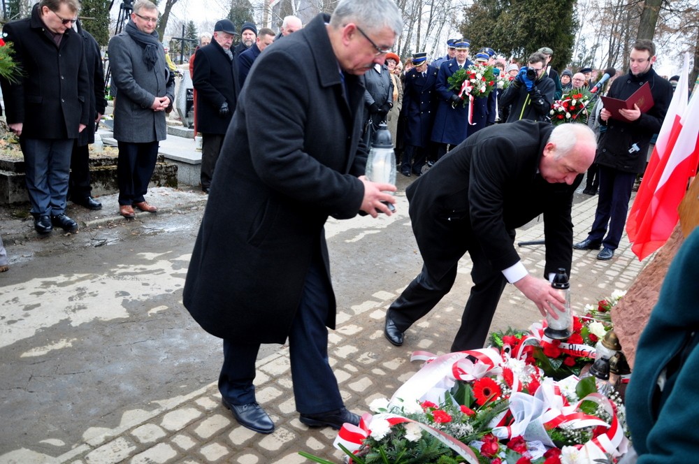 Odsłonięcie Obelisku Pamięci Żołnierzy Wyklętych. Fot. Piotr Dymiński