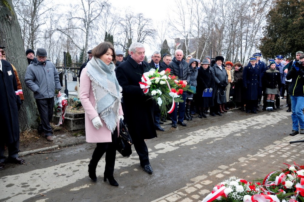 Odsłonięcie Obelisku Pamięci Żołnierzy Wyklętych. Fot. Piotr Dymiński