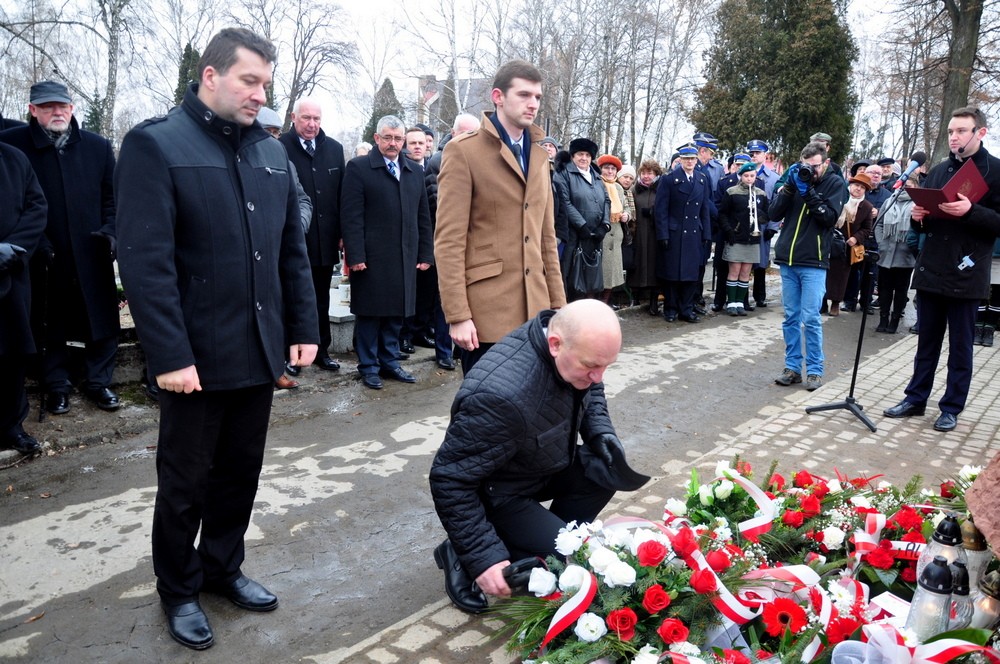 Odsłonięcie Obelisku Pamięci Żołnierzy Wyklętych. Fot. Piotr Dymiński