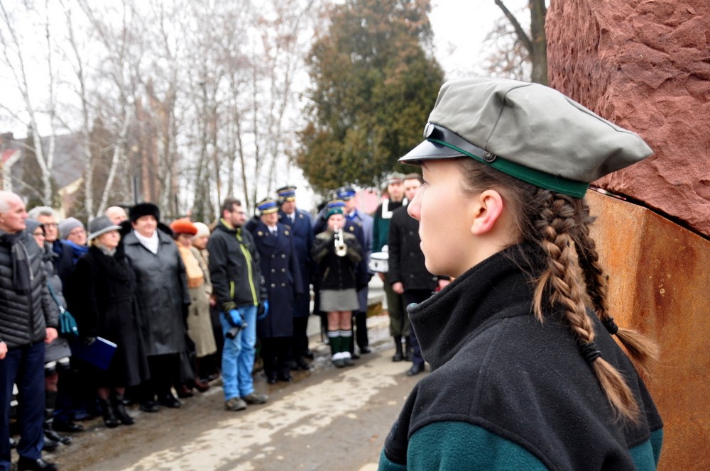Odsłonięcie Obelisku Pamięci Żołnierzy Wyklętych. Fot. Piotr Dymiński