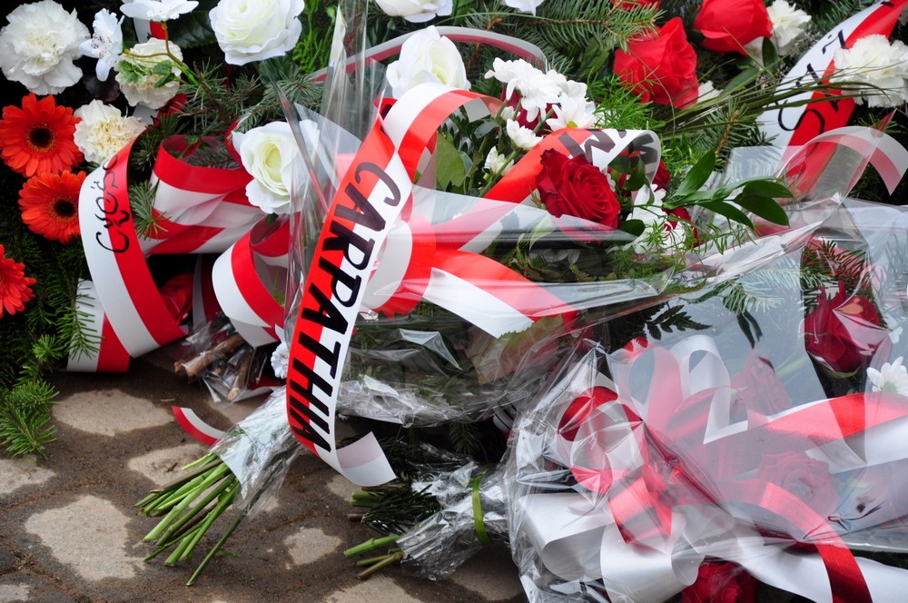 Odsłonięcie Obelisku Pamięci Żołnierzy Wyklętych. Fot. Piotr Dymiński