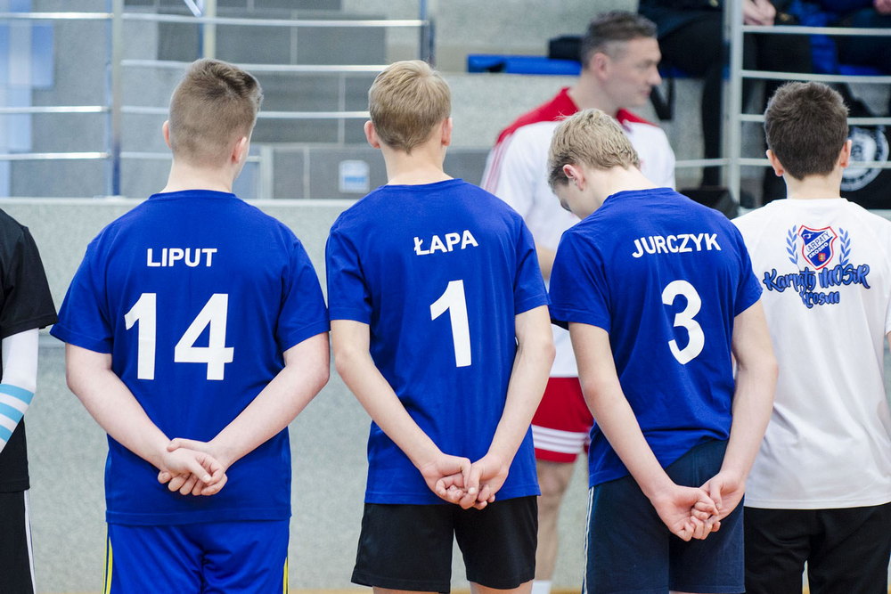Paweł Papke na siatkarskim treningu w Krośnie. Fot. Karol Słomka
