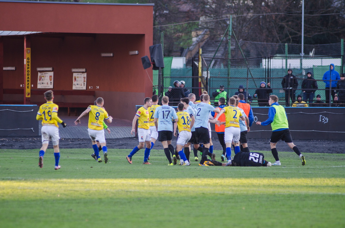 PIŁKA NOŻNA: Karpaty Krosno - Motor Lublin. Fot. Tomek Jerzak