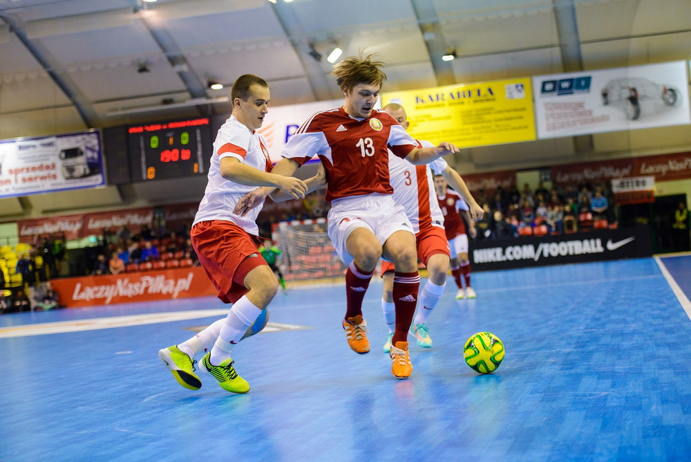 FUTSAL: Polska - Białoruś. Fot. Łukasz Jaracz