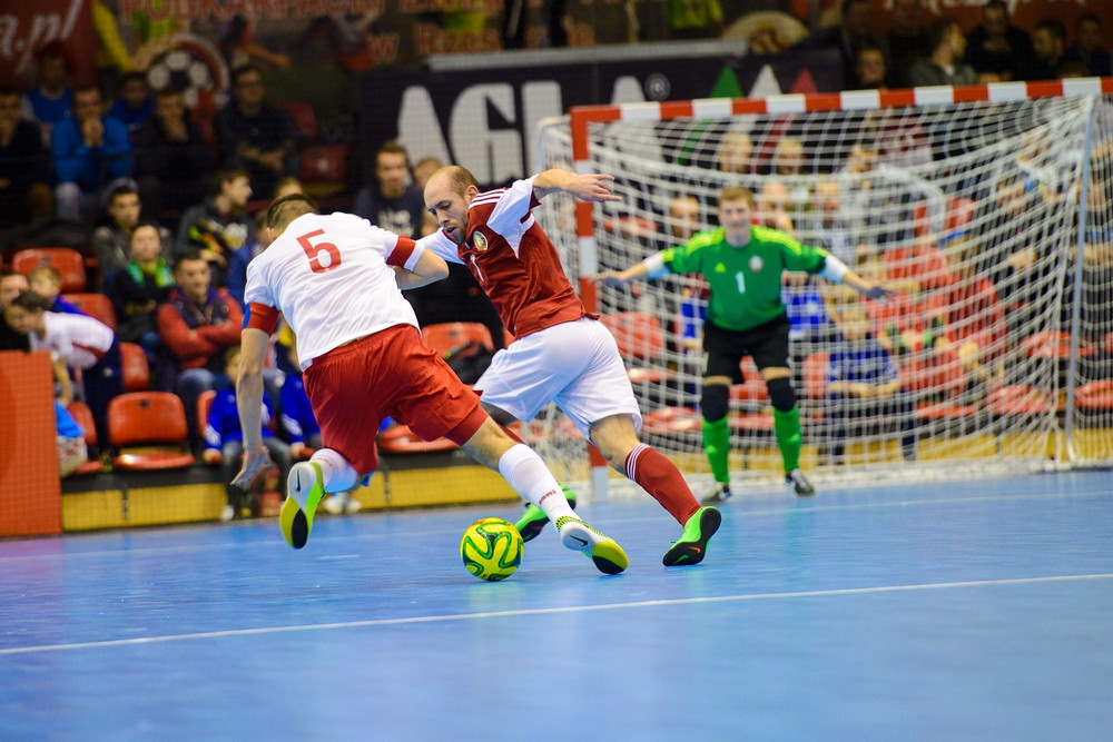 FUTSAL: Polska - Białoruś. Fot. Łukasz Jaracz