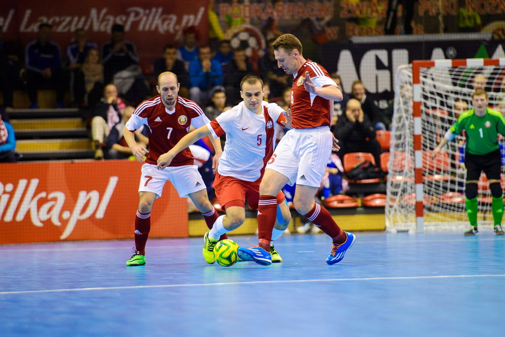 FUTSAL: Polska - Białoruś. Fot. Łukasz Jaracz