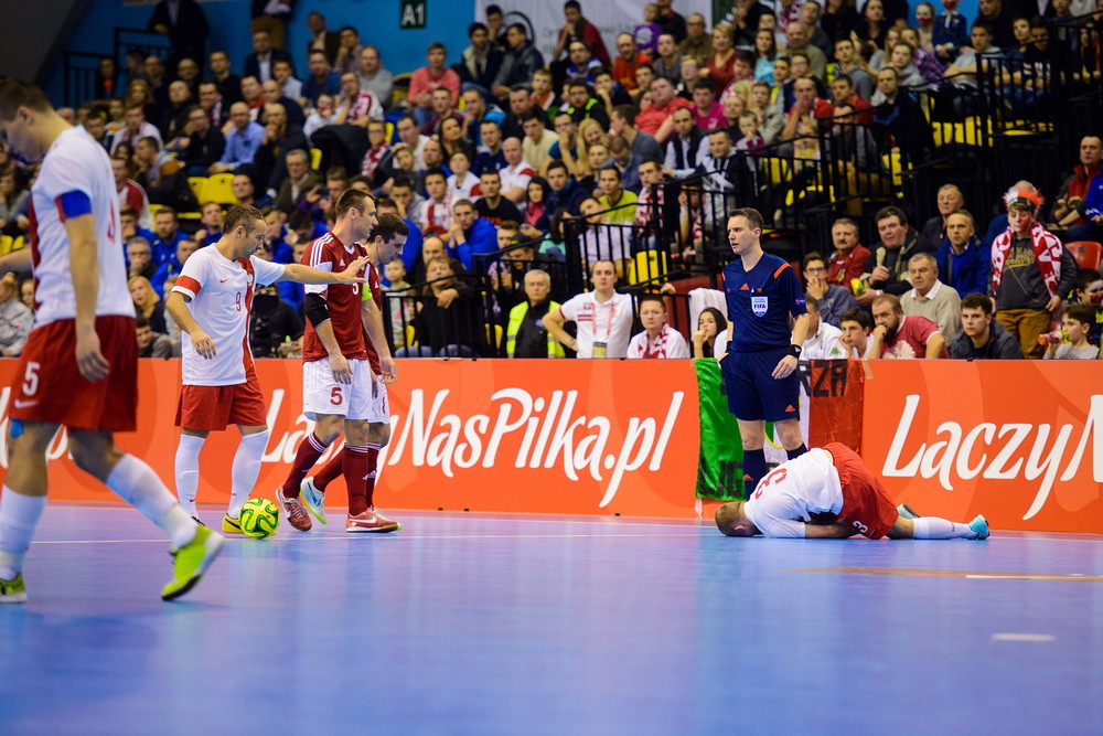 FUTSAL: Polska - Białoruś. Fot. Łukasz Jaracz