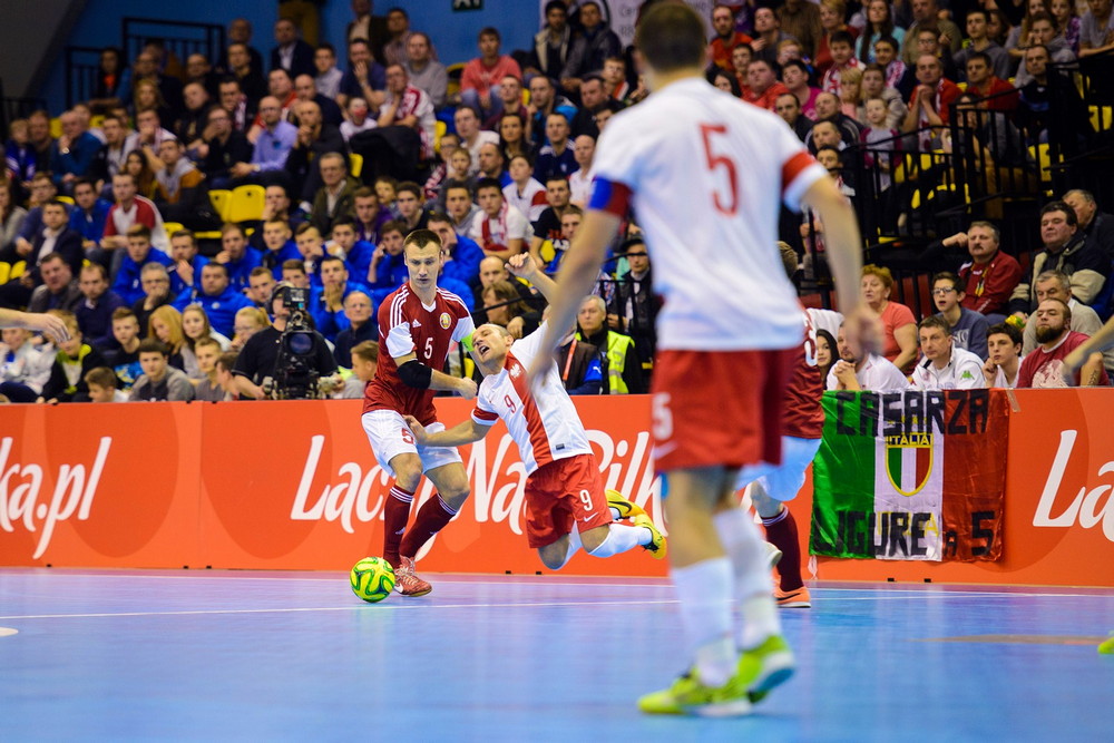 FUTSAL: Polska - Białoruś. Fot. Łukasz Jaracz