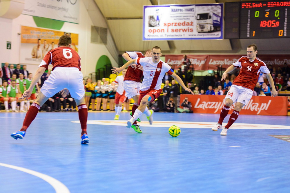 FUTSAL: Polska - Białoruś. Fot. Łukasz Jaracz