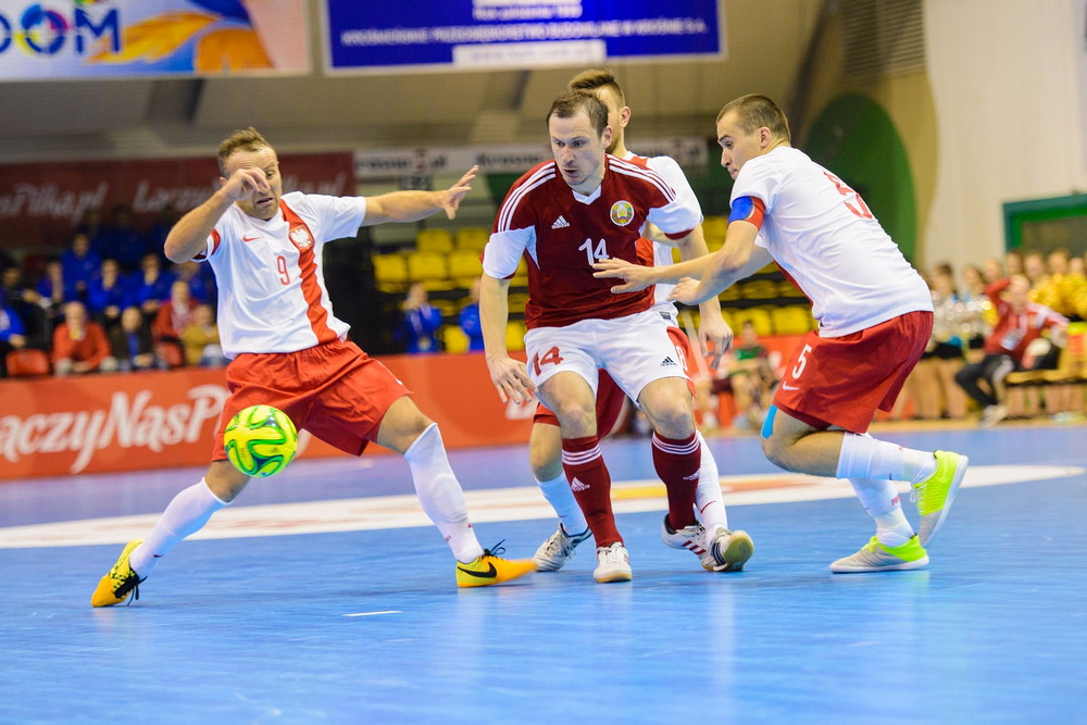 FUTSAL: Polska - Białoruś. Fot. Łukasz Jaracz