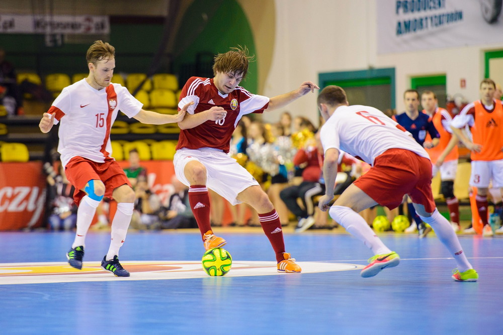 FUTSAL: Polska - Białoruś. Fot. Łukasz Jaracz