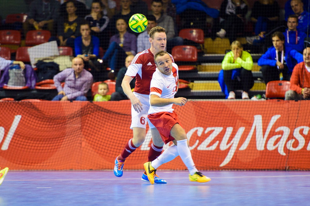 FUTSAL: Polska - Białoruś. Fot. Łukasz Jaracz