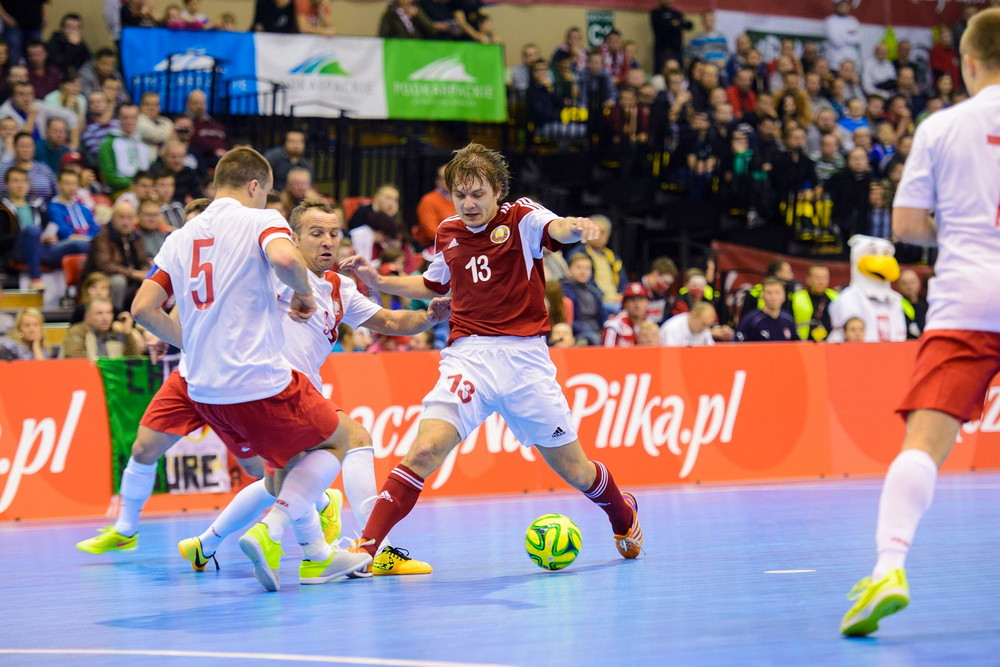 FUTSAL: Polska - Białoruś. Fot. Łukasz Jaracz