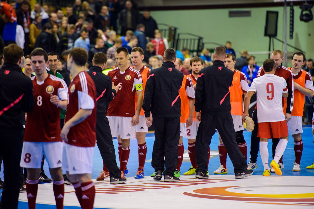 FUTSAL: Polska - Białoruś. Fot. Łukasz Jaracz