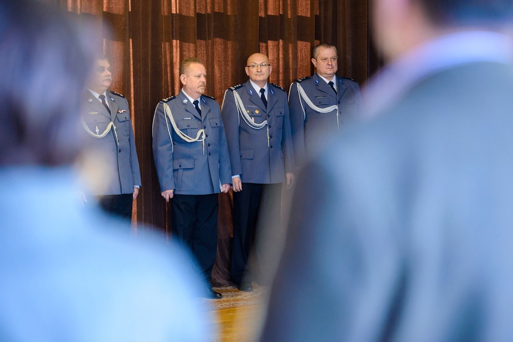 Pożegnanie komendanta - insp. Adama Pietrzkiewicza. Fot. Łukasz Jaracz