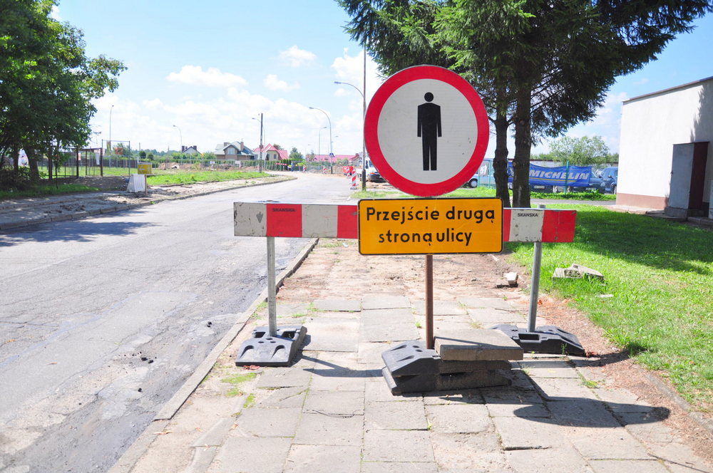 Przebudowa drogi na Guzikówce. Fot. KrosnoCity.pl