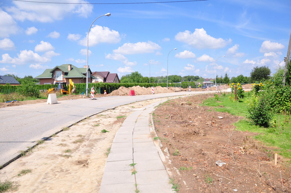 Przebudowa drogi na Guzikówce. Fot. KrosnoCity.pl