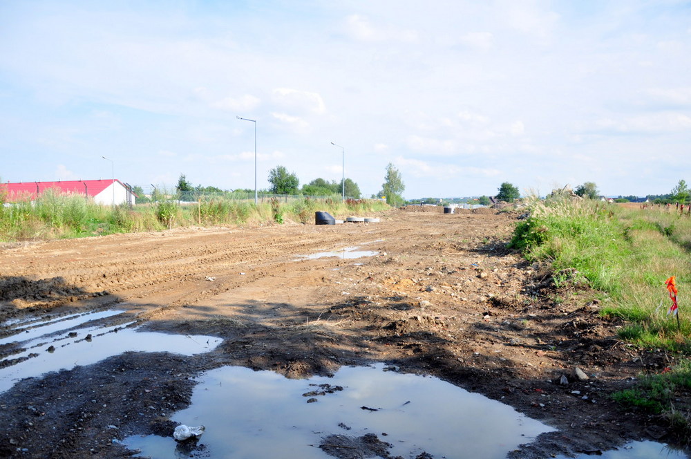 Przebudowa drogi na Guzikówce. Fot. KrosnoCity.pl