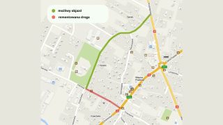 Remont ulicy Dworskiej w Miejscu Piastowym.