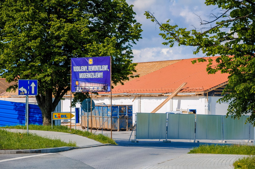 Lidl buduje nowy pawilon przy Lwowskiej. Fot. Mateusz Głód