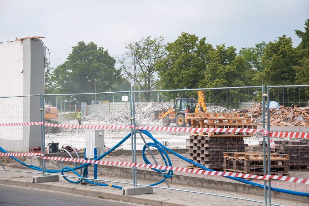 Lidl buduje nowy pawilon przy Lwowskiej. Fot. Mateusz Głód